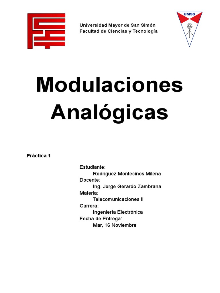 Modulación de Amplitud en Telecomunicaciones | PDF | Modulación ...
