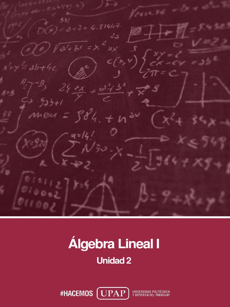 Algebra Lineal Vectores | PDF | Espacio vectorial | Escalar (Matemáticas)
