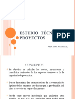 Estudio Técnico de Proyectos