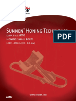 Sunnen Honing Techniques: (.060 - .3125 In.) (1,5 - 8,0 MM)