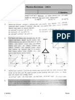 Physics Revision - 2021 Test 48: S. Bandara