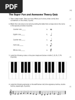 Theory Quiz