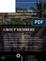 The Asian School Deheradun, Uttrakhand: English Itinerary Project On Mandya-Group 5 (Xiith E)