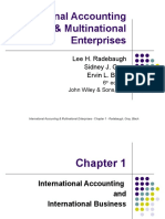 International Accounting & Multinational Enterprises: Lee H. Radebaugh Sidney J. Gray Ervin L. Black