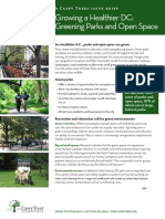 Growing A Healthier DC: Greening Parks and Open Space: A Casey Trees Issue Brief