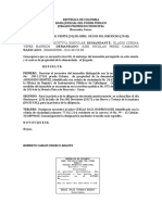 Auto Ordena Secuestro de Bienes Inmuebles - Comisorio