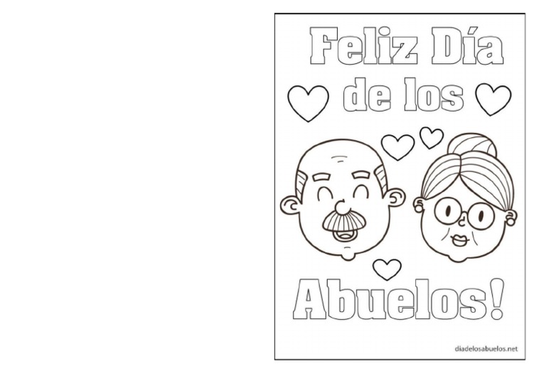 Tarjeta Felicitación Día de Los Abuelitos | PDF