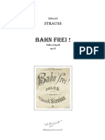 StraussE BahnFrei 00 Score Cover
