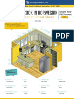 LET'S COOK IN Norwegian: Conversation Cheat Sheet