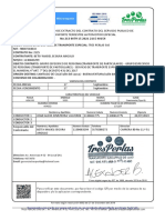 Formato Unico de Extracto Del Contrato Del Servicio Publico de Transporte Terrestre Automotor Especial