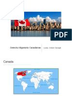 Presentación Visa de Turismo Canadiense