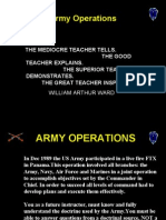 071F1082 Intro to Operations & Principle of War
