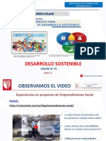 Desarrollo Sostenible: Experiencia Curricular