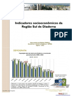 Indicadores Socioeconômicos Da Região Sul de Diadema