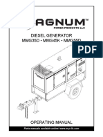 Generac Mobile Products Manual Operations Diesel Generator MMG35D MMG45K MMG55D