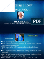 Nursing Theory Presentation: Imogene King