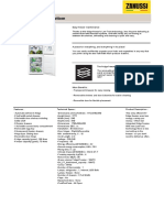 ZBB28441SA Combi Bottom: Easy Freezer Maintenance