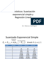 Pronósticos - Suavización y Regresión