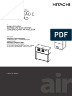 Manual de Instalação e Operação - Sistema VRF DC Inverter