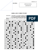 2017 Grad Principal 06 Corectura Test Grila Laborator