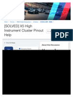 (SOLVED) X5 High Instrument Cluster Pinout Help - BimmerFest BMW Forum