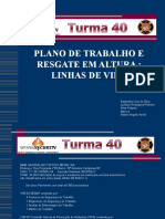 Plano de Trabalho e Resgate Em Altura