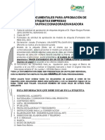 001 Requisitos para Aprobacion de Etiqueta Procesadora