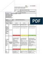 Rúbrica Tercer Semestre Interdisciplinaria