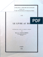Le Livre Au Roi, Ed. Myriam Greilsammer, Documents Relatifs à l'Histoire Des Croisades (Paris, 1995)