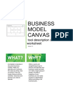 Business Model Canvas: Tool Description & Worksheet