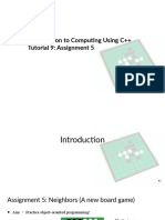 CSCI1120 Introduction To Computing Using C++ Tutorial 9: Assignment 5