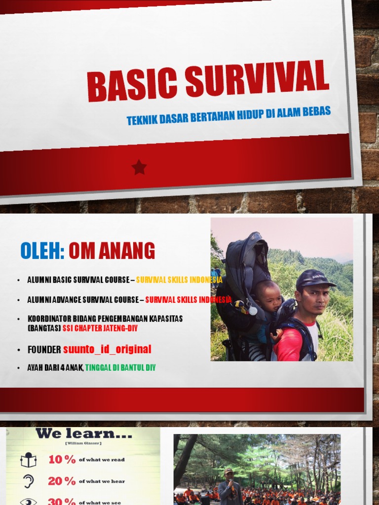 Materi Dasar Survival Pdf
