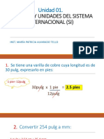 Medicion y Unidades Del Sistema Internacional (Si) (1)