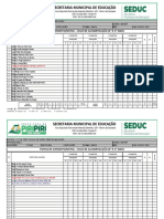 Fichas de conceito e notas de Português do 2o ano