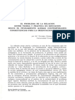 2 El Problema de La Relación Entre Teoría