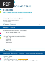 Draft 2 WCPSS 2022-23 Student Enrollment Plan