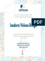 Isadora Veloso Braga: Certificado