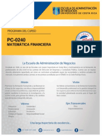 Programa PC-0240 I 2019