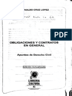 Obligaciones y Contratos Libro de Texto Civil IV