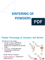 Sintering of Powders