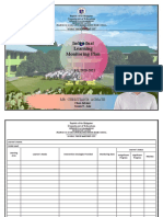 Individual Learning Monitoring Plan: Department of Education