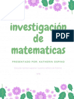 Investigación de Matematicas