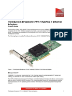 Thinksystem Broadcom 57416 10Gbase-T Ethernet Adapters: Product Guide