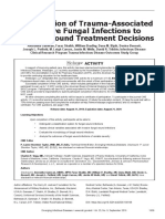 Classification of Trauma-Associated Invasive Fungal Infections To Support Wound Treatment Decisions
