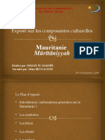 Exposé Culture Et Civilisation S1 (Mauritanie)
