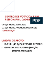 Jefes de centros de votación D-113