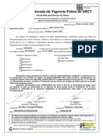 Declaracion Jurada de Vigencia Poliza de SRCT y DDJJ de Obra en ASPO