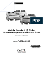 Modular Standard HP Chiller 1/4 Screw Compressor With Carel Driver