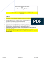 Draft Power System Design and Setting Data Sheet