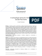 A Antropologia Estrutural e Histórica e Jean-Paul Sartre